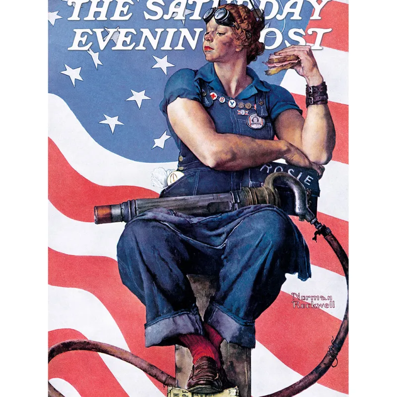 Master Pieces - Norman Rockwell - Rosie the Riveter - 1000 Piece Jigsaw Puzzle Fashion