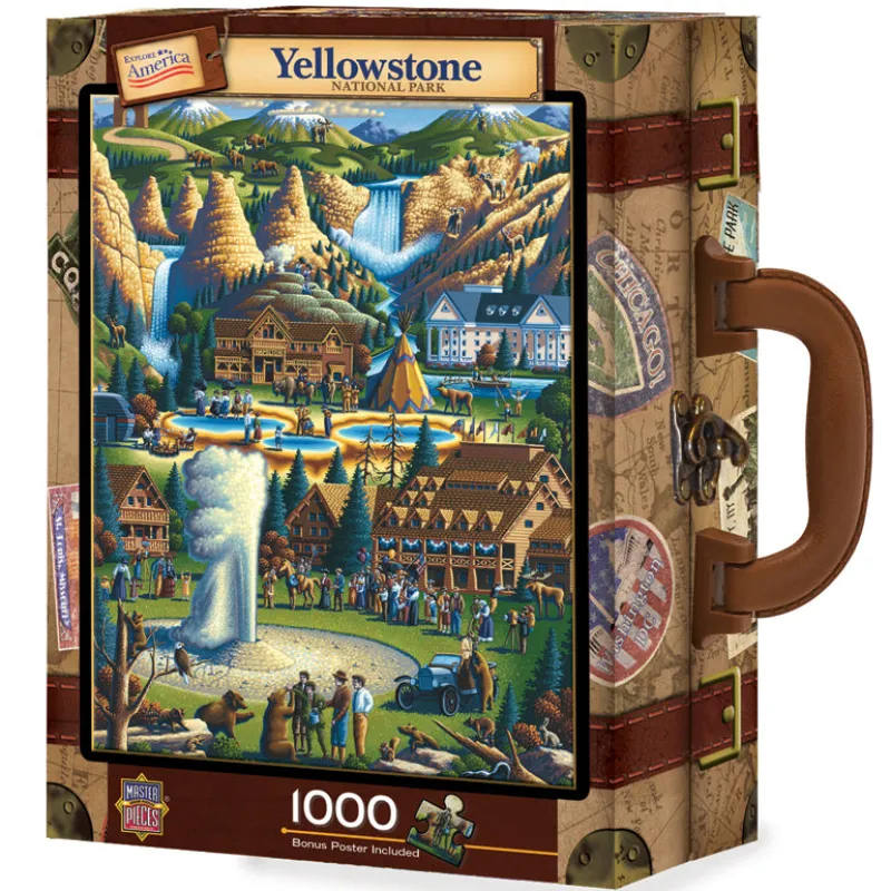 Master Pieces 45118 Puzzle in Suitcase - Yellowstone Sale