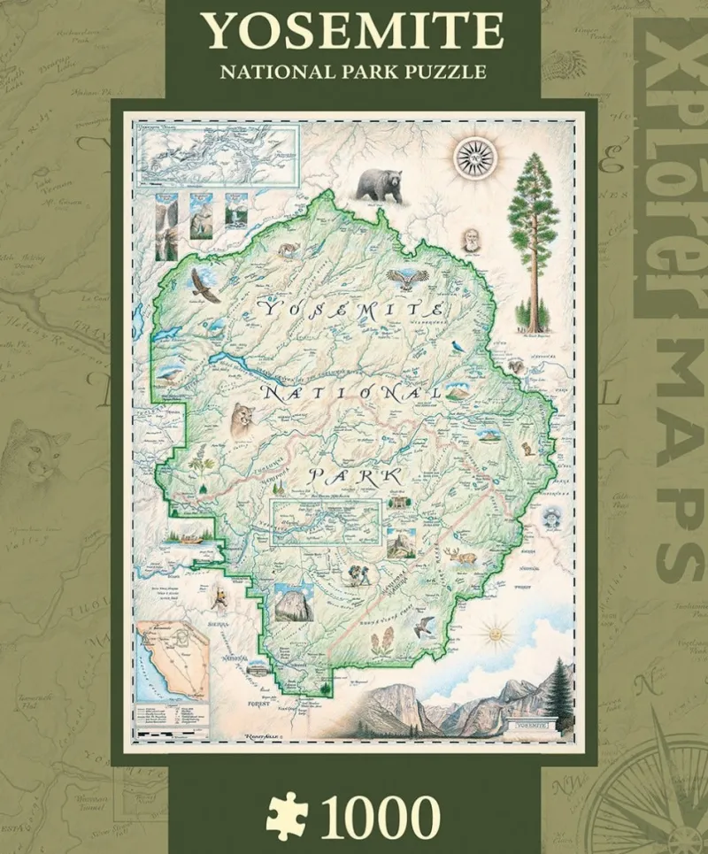 Master Pieces 71699 Xplorer Maps - Yosemite Hot