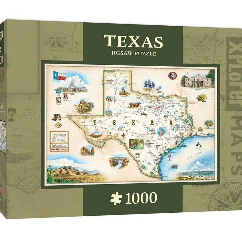 Master Pieces 71711 Xplorer Maps - Texas Sale