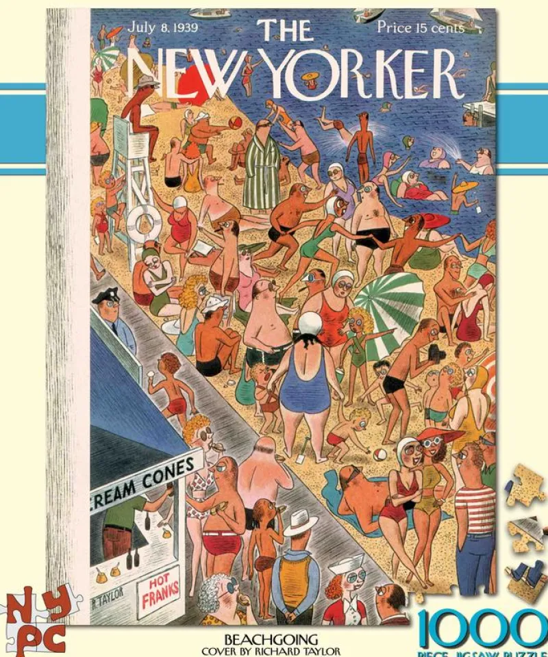 New York Puzzle Company - Beachgoing - 1000 Piece Jigsaw Puzzle Hot