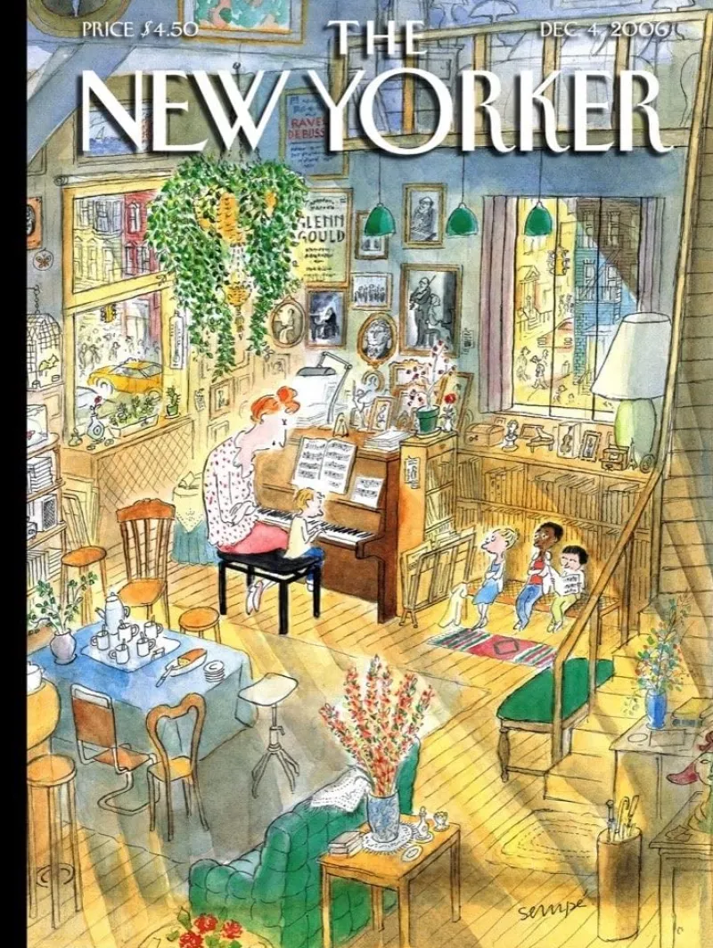 New York Puzzle Company - The Piano Lesson - 1000 Piece Jigsaw Puzzle Hot