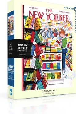New York Puzzle Company - New Yorker The Bookstore - 1000 Piece Jigsaw Puzzle Outlet