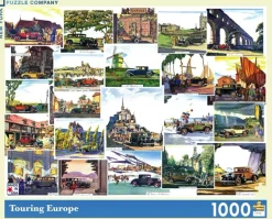 New York Puzzle Company - Touring Europe - 1000 Piece Jigsaw Puzzle Discount