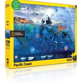 New York Puzzle Company - National Geographic - Pacific Coast - 1000 Piece Jigsaw Puzzle Outlet