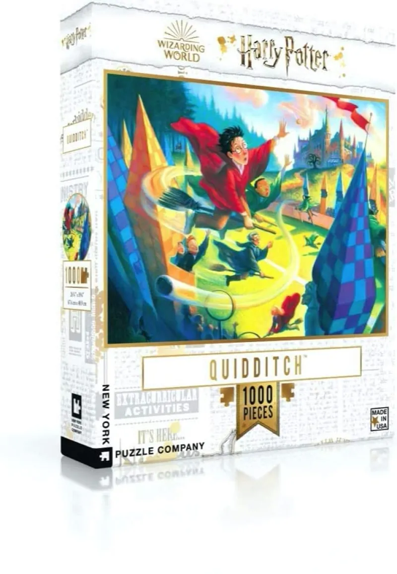 New York Puzzle Company - Harry Potter - Quidditch - 1000 Piece Jigsaw Puzzle Hot