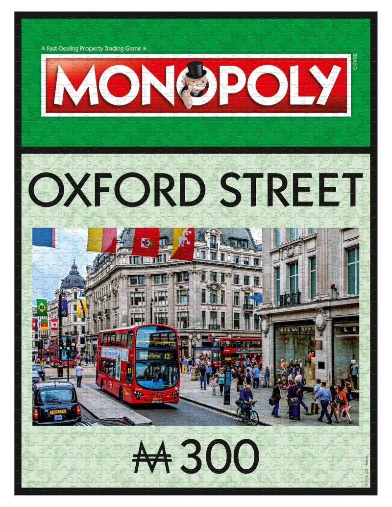 Winning Moves Oxford Street Monopoly - 1000 Piece Jigsaw Puzzle Outlet