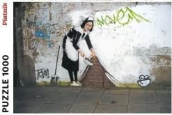Piatnik - Banksy The Maid - 1000 Piece Jigsaw Puzzle Outlet