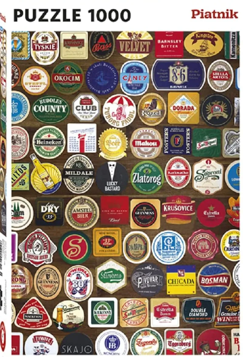 Piatnik - Beer Mats - 1000 Piece Jigsaw Puzzle Outlet