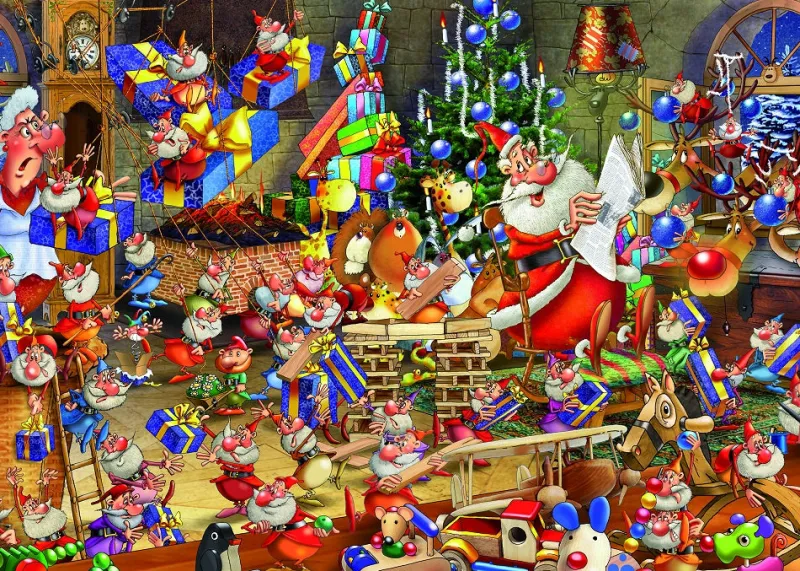 Piatnik - Christmas Chaos - 1000 Piece Jigsaw Puzzle Fashion