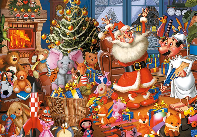Piatnik - Christmas Surprise - 1000 Piece Jigsaw Puzzle Hot
