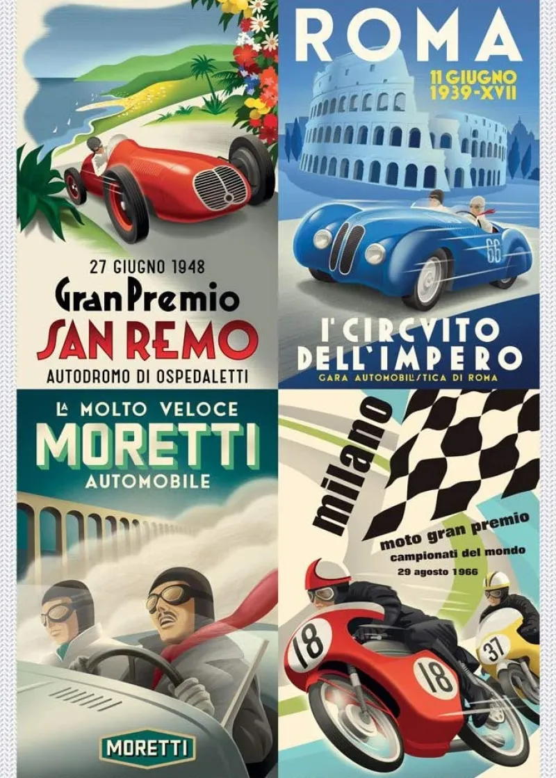 Piatnik - Classic Italians - 1000 Piece Jigsaw Puzzle New