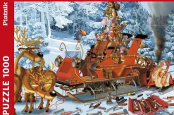 Piatnik - F Ruyer - Christmas Sleigh - 1000 Piece Jigsaw Puzzle Fashion