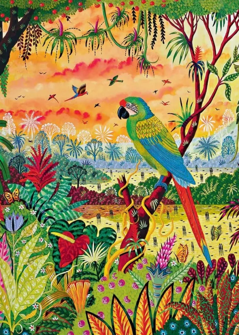 Piatnik - Great Green Macaw - 1000 Piece Jigsaw Puzzle Online