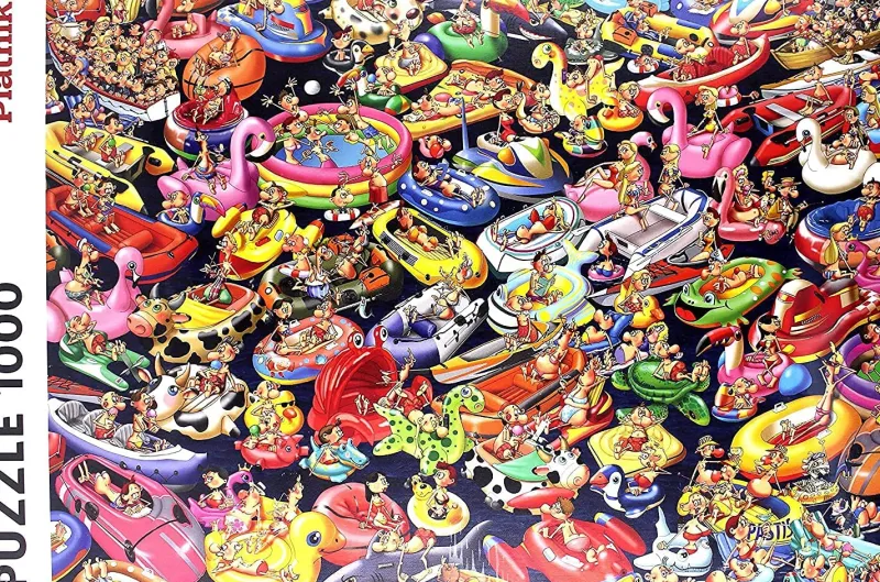 Piatnik - Rubber Dinghies - 1000 Piece Jigsaw Puzzle Discount