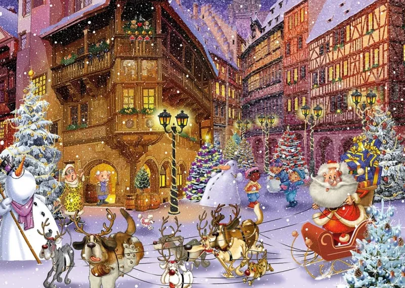Piatnik - Ruyer - Christmas Market - 1000 Piece Jigsaw Puzzles Sale