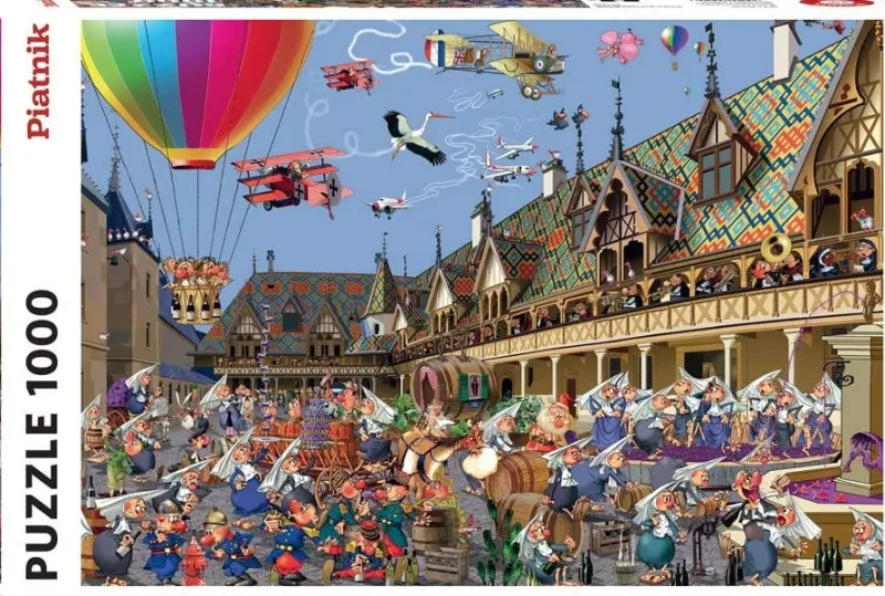 Piatnik - Wine Auction In Beaune - 1000 Piece Jigsaw Puzzle Sale