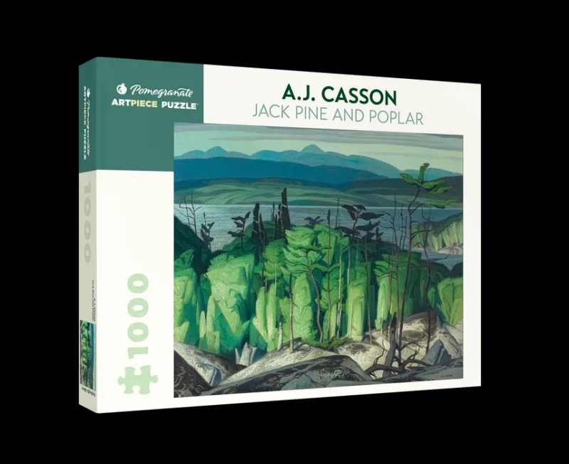 Pomegranate - A.J. Casson: Jack Pine and Poplar - 1000 Piece Jigsaw Puzzle Fashion