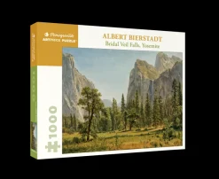 Pomegranate - Albert Bierstadt: Bridal Veil Falls, Yosemite - 1000 Piece Jigsaw Puzzle Online