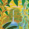 Pomegranate - Amy Lincoln: Jungle Waterfall - 1000 Piece Jigsaw Puzzle Fashion