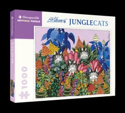 Pomegranate - B. Kliban: Jungle Cats - 1000 Piece Jigsaw Puzzle Online