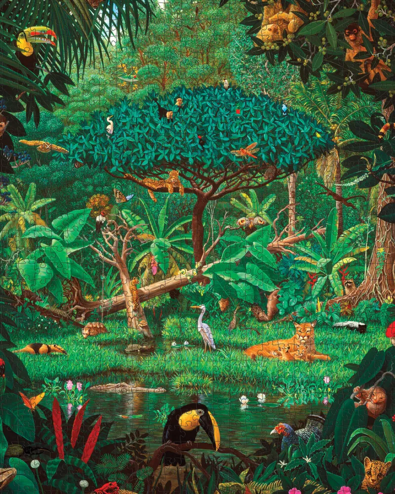 Pomegranate - Charles Lynn Bragg: Secrets of the Rainforest - 1000 Piece Jigsaw Puzzle Sale