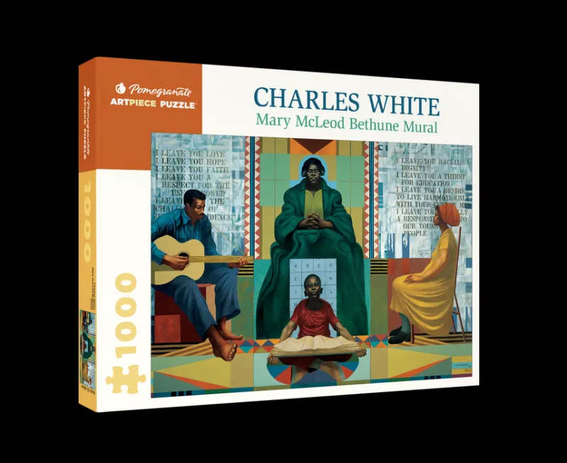 Pomegranate - Charles White: Mary McLeod Bethune Mural - 1000 Piece Jigsaw Puzzle New