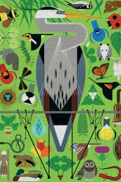 Pomegranate - Charley Harper: Secret Sanctuary - 500 Piece Jigsaw Puzzle Sale