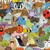 Pomegranate - Charley Harper: Beguiled by Wild - 1000 Piece Jigsaw Puzzle Outlet