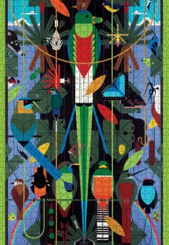 Pomegranate - Charley Harper: Monteverde - 1000 Piece Jigsaw Puzzle New