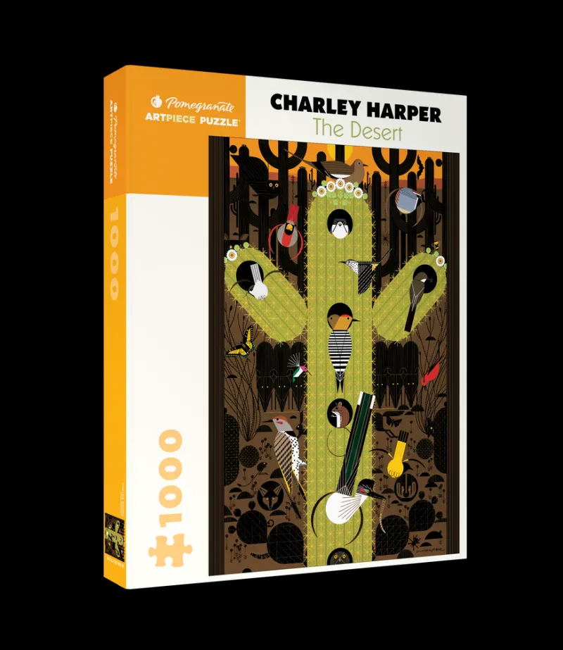 Pomegranate - Charley Harper: The Desert - 1000 Piece Jigsaw Puzzle Online