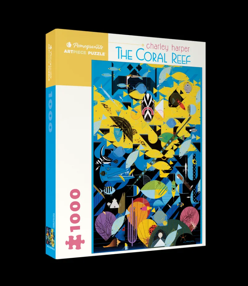 Pomegranate - Charley Harper: The Coral Reef - 1000 Piece Jigsaw Puzzle Best