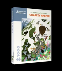 Pomegranate - Charley Harper: The Alpine Northwest - 1000 Piece Jigsaw Puzzle Best
