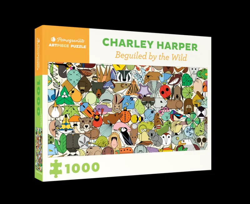 Pomegranate - Charley Harper: Beguiled by Wild - 1000 Piece Jigsaw Puzzle Outlet