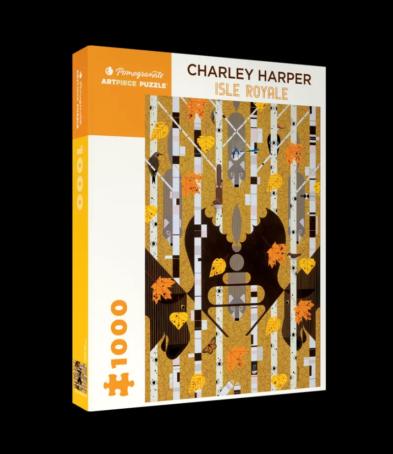 Pomegranate - Charley Harper: Isle Royale - 1000 Piece Jigsaw Puzzle Outlet
