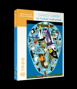 Pomegranate - Charley Harper: We Think the World of Birds - 1000 Piece Jigsaw Puzzle Hot