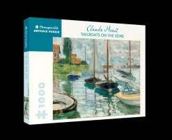 Pomegranate - Claude Monet: Sailboats on the Seine - 1000 Piece Jigsaw Puzzle Hot
