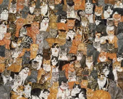 Pomegranate - Ditz: Double Cat-Spread - 1000 Piece Jigsaw Puzzle Fashion