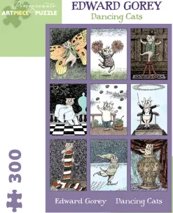 Pomegranate - Edward Gorey: Dancing Cats - 300 Piece Jigsaw Puzzle Discount