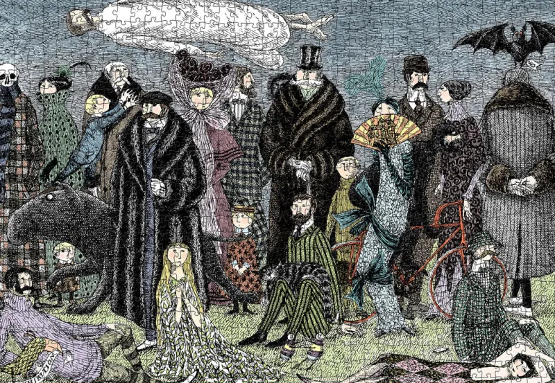 Pomegranate - Edward Gorey - 1000 Piece Jigsaw Puzzle Outlet
