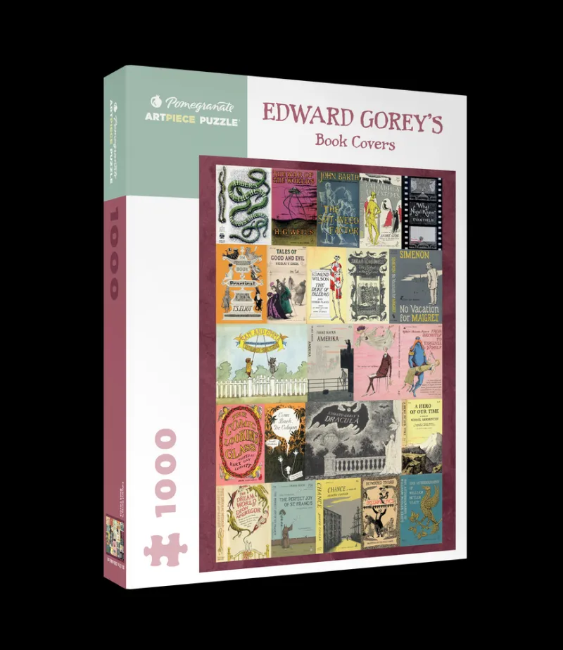 Pomegranate - Edward Gorey's Book Covers - 1000 Piece Jigsaw Puzzle Best