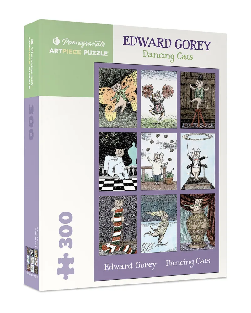 Pomegranate - Edward Gorey: Dancing Cats - 300 Piece Jigsaw Puzzle Discount