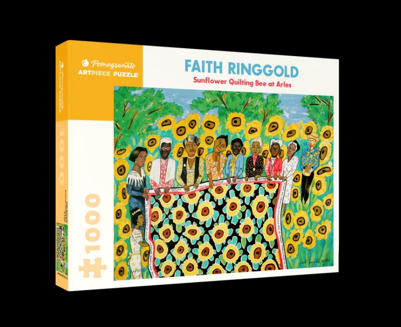 Pomegranate - Faith Ringgold: Sunflower Quilting Bee at Arles - 1000 Piece Jigsaw Puzzle Hot