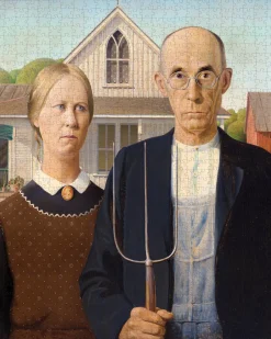 Pomegranate - Grant Wood: American Gothic - 1000 Piece Jigsaw Puzzle Sale