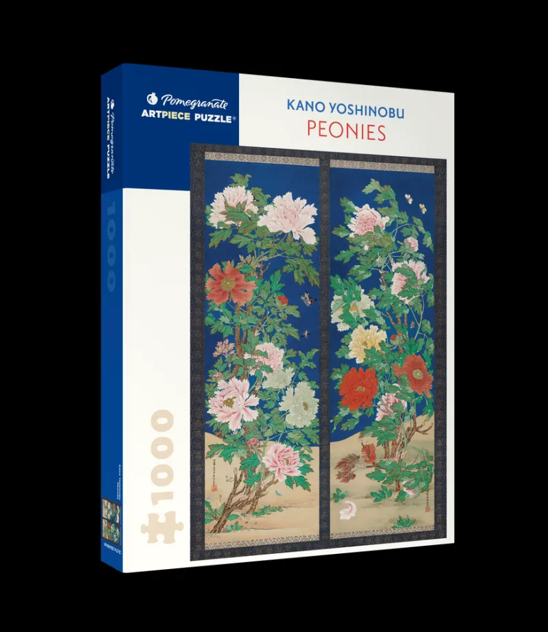Pomegranate - Kano Yoshinobu: Peonies - 1000 Piece Jigsaw Puzzle Sale