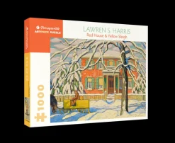 Pomegranate - Lawren S. Harris: Red House and Yellow Sleigh - 1000 Piece Jigsaw Puzzle Sale