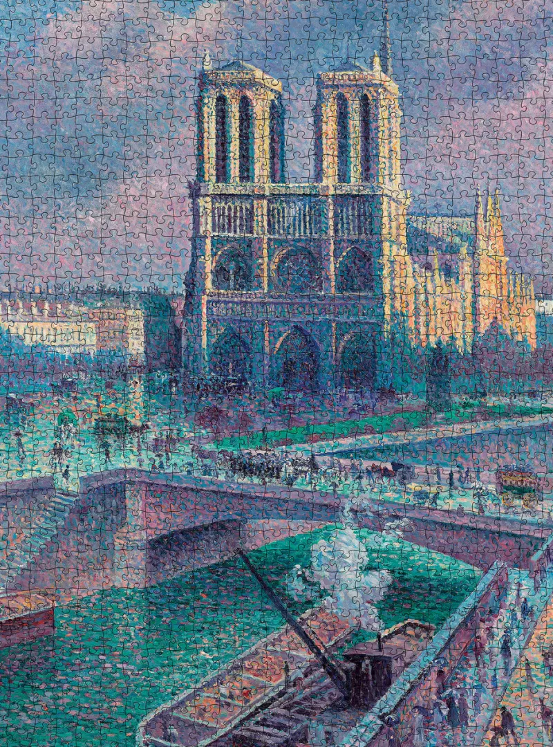 Pomegranate - Maximilien Luce: Notre-Dame - 1000 Piece Jigsaw Puzzle Clearance