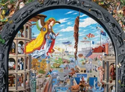 Pomegranate - Mike Wilks: The Ultimate Alphabet: The Letter A - 1000 Piece Jigsaw Puzzle Clearance