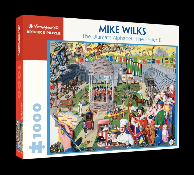Pomegranate - Mike Wilks: The Ultimate Alphabet: The Letter B - 1000 Piece Jigsaw Puzzle Discount