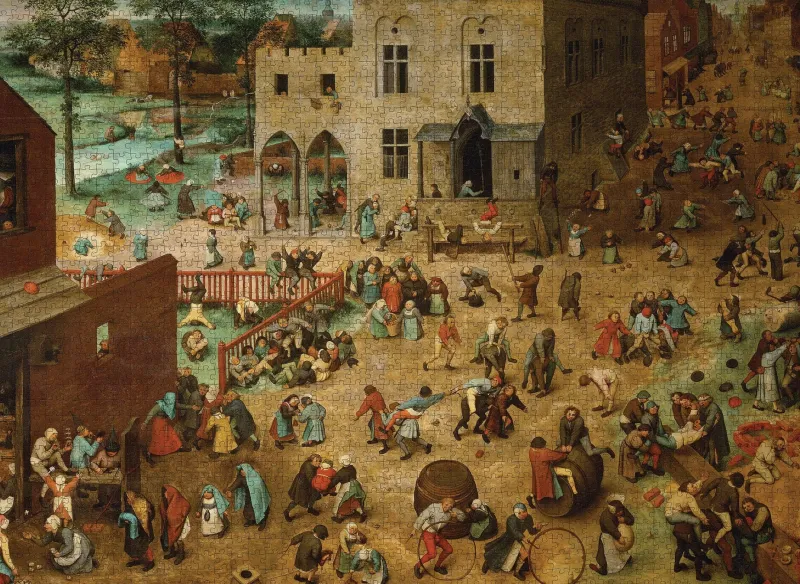 Pomegranate - Pieter Bruegel: Children’s Games - 2000 Piece Jigsaw Puzzle Hot
